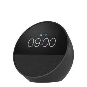 Echo Spot Smart Alarm Clock with Alexa - Black